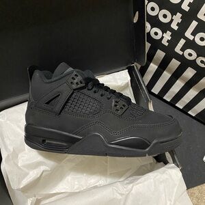Nike Air Jordan 4 Black Cat 2025 4.5y GS 6w